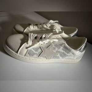 Vintage Havana Silver Snake Grey Womens Sneaker